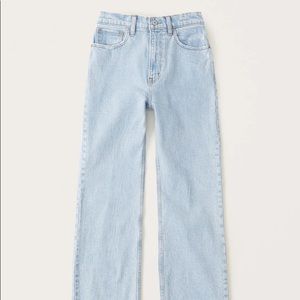 Abercrombie High Rise 90s Relaxed Jeans (extra short)